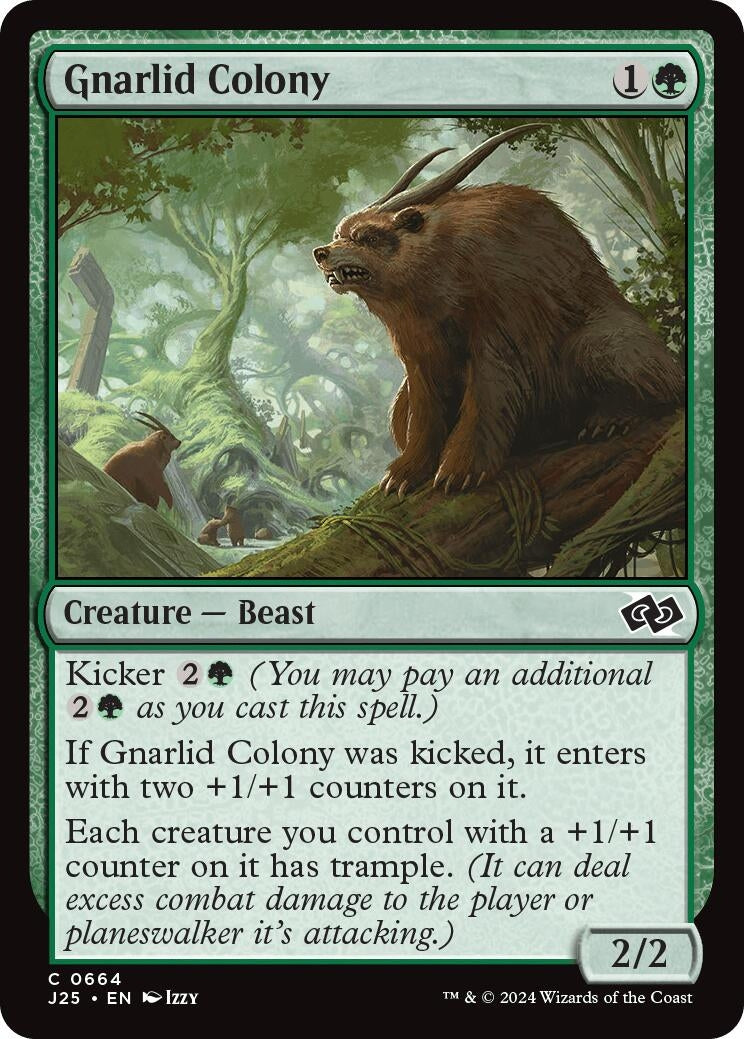 Image for Gnarlid Colony (664) [Foundations Jumpstart] - Magic: The Gathering