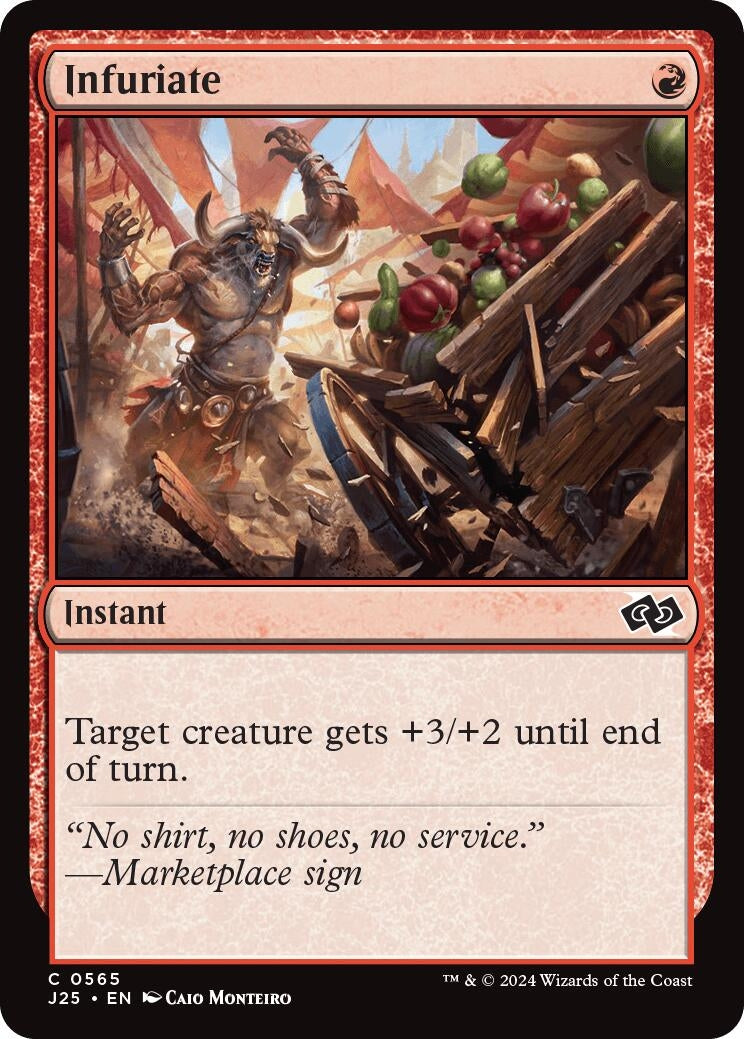 Image for Infuriate (565) [Foundations Jumpstart] - Magic: The Gathering
