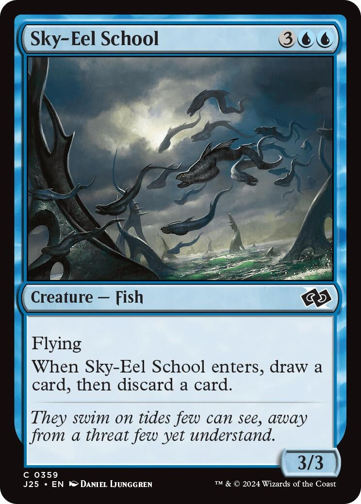 Image for Sky-Eel School (359) [Foundations Jumpstart] - Magic: The Gathering