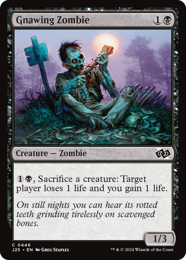 Image for Gnawing Zombie (446) [Foundations Jumpstart] - Magic: The Gathering