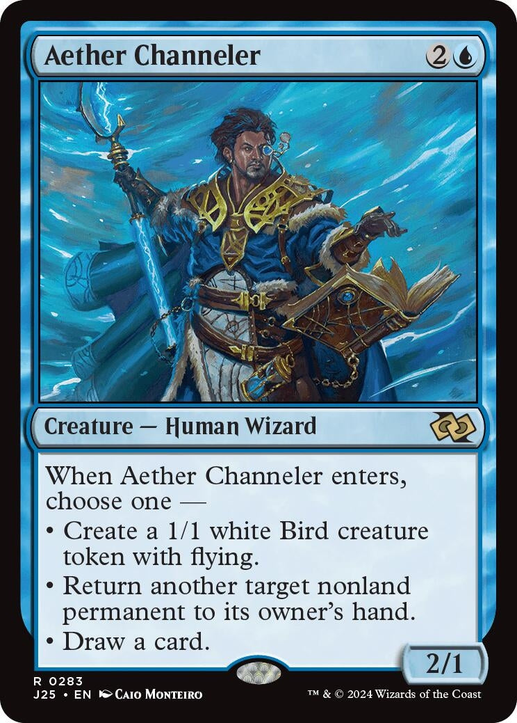 Image for Aether Channeler (283) [Foundations Jumpstart] - Magic: The Gathering