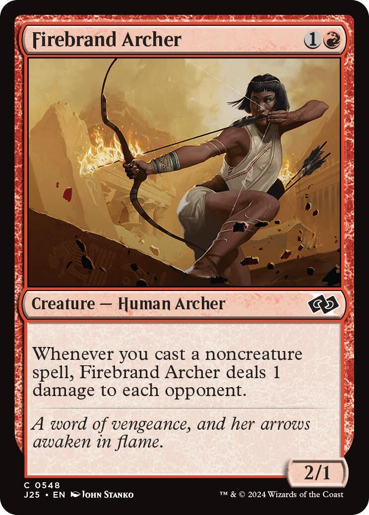 Image for Firebrand Archer (548) [Foundations Jumpstart] - Magic: The Gathering