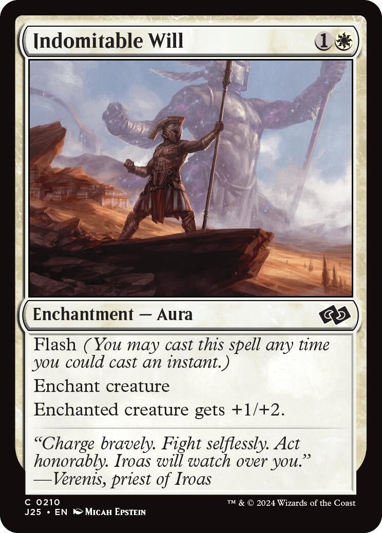 Image for Indomitable Will (210) [Foundations Jumpstart] - Magic: The Gathering