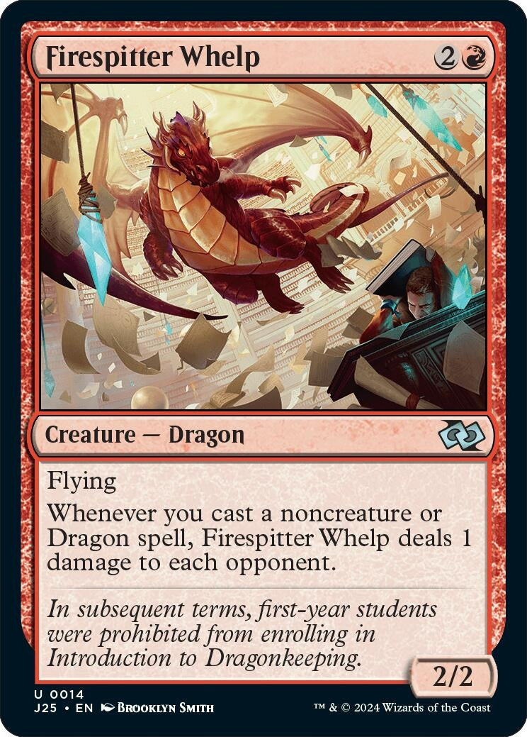 Image for Firespitter Whelp (14) [Foundations Jumpstart] - Magic: The Gathering