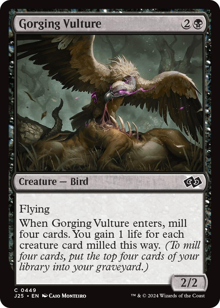 Image for Gorging Vulture (449) [Foundations Jumpstart] - Magic: The Gathering