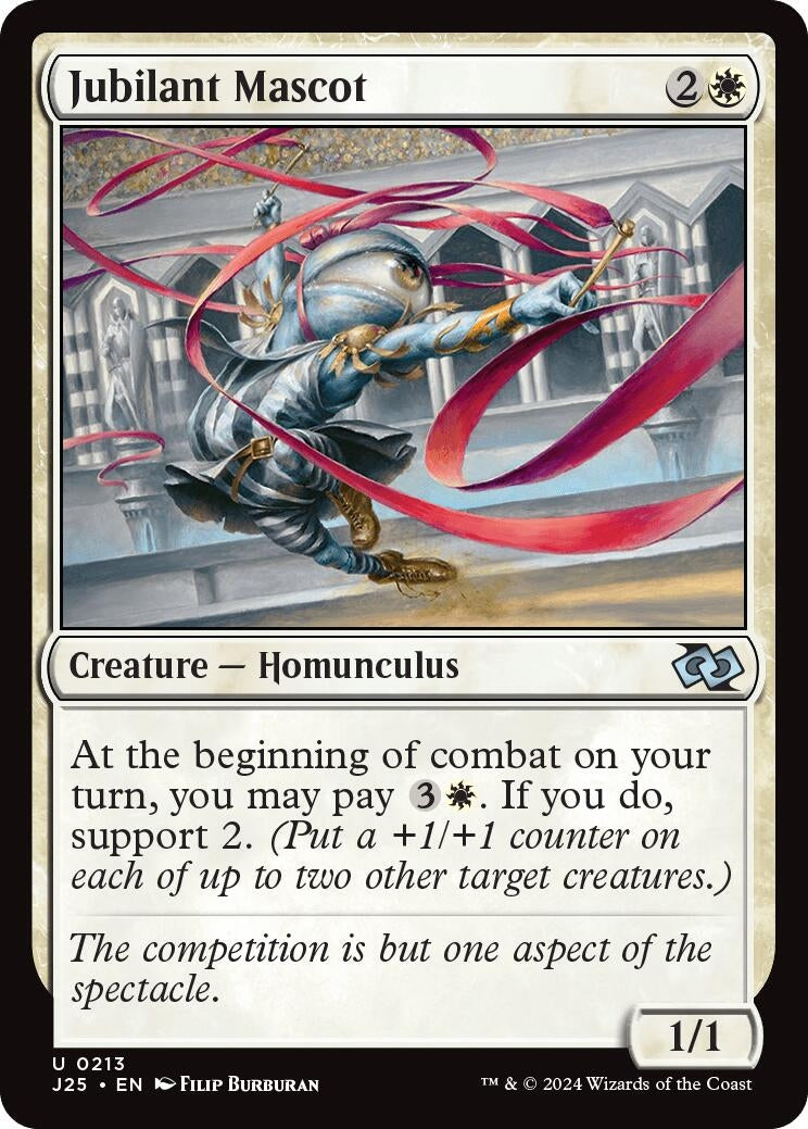 Image for Jubilant Mascot (213) [Foundations Jumpstart] - Magic: The Gathering