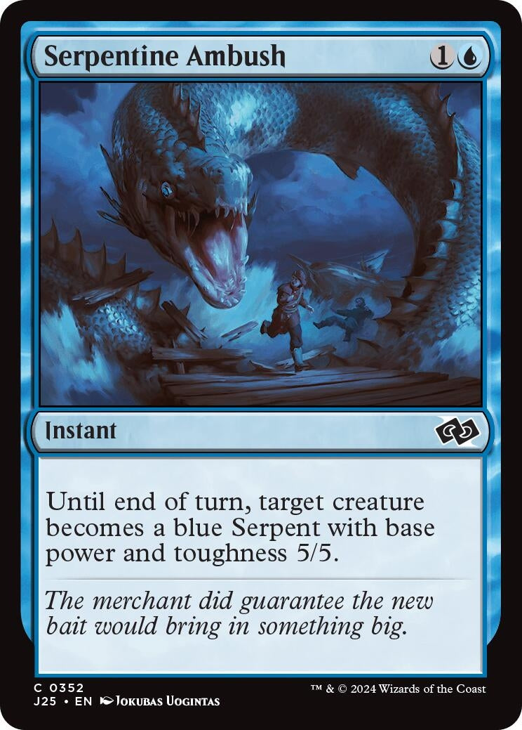 Image for Serpentine Ambush (352) [Foundations Jumpstart] - Magic: The Gathering