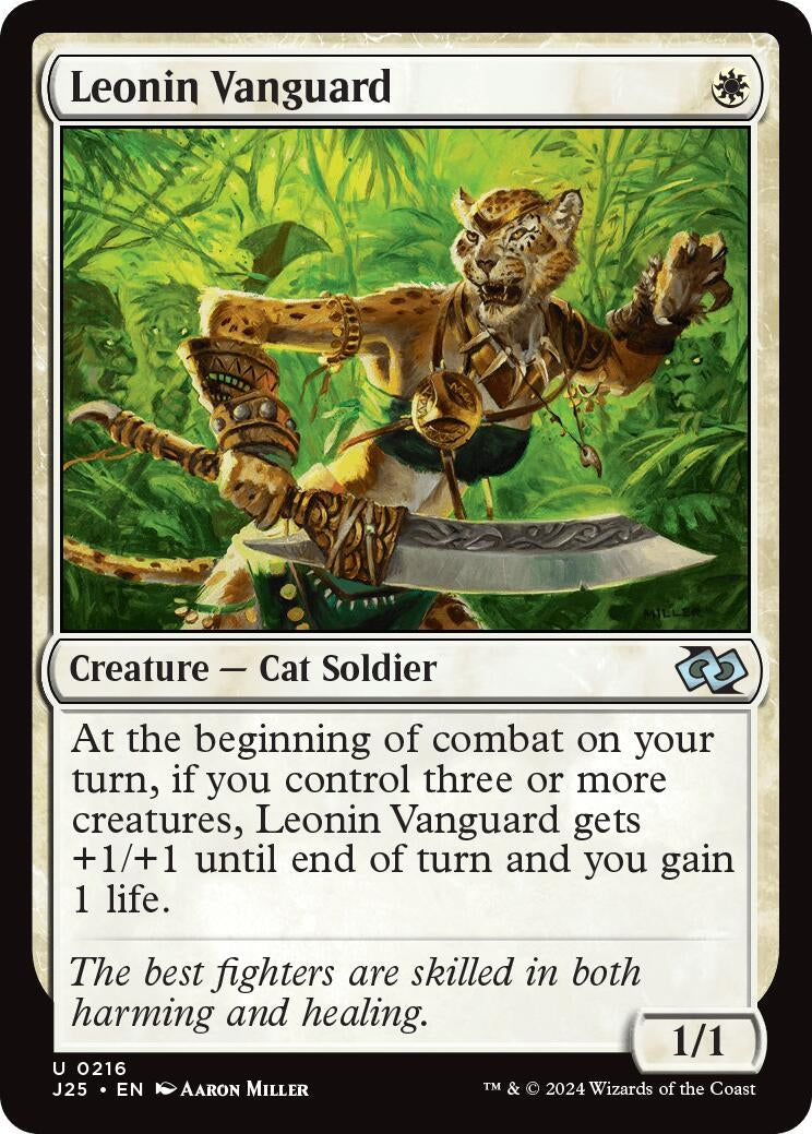 Leonin Vanguard (216) [Foundations Jumpstart]