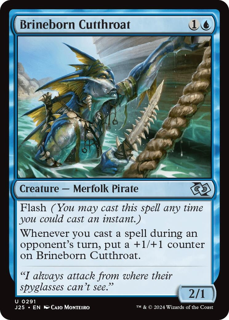Image for Brineborn Cutthroat (291) [Foundations Jumpstart] - Magic: The Gathering