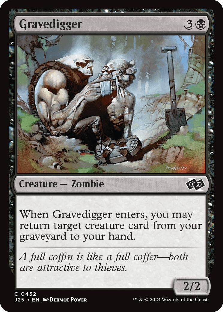 Image for Gravedigger (452) [Foundations Jumpstart] - Magic: The Gathering