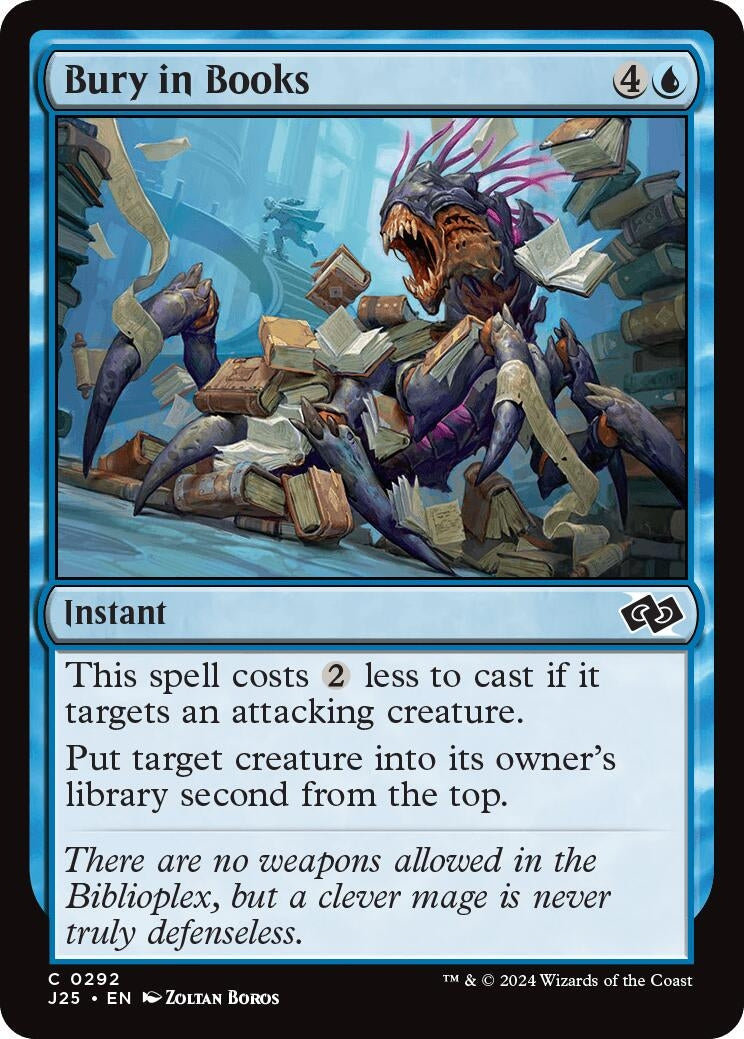 Image for Bury in Books (292) [Foundations Jumpstart] - Magic: The Gathering
