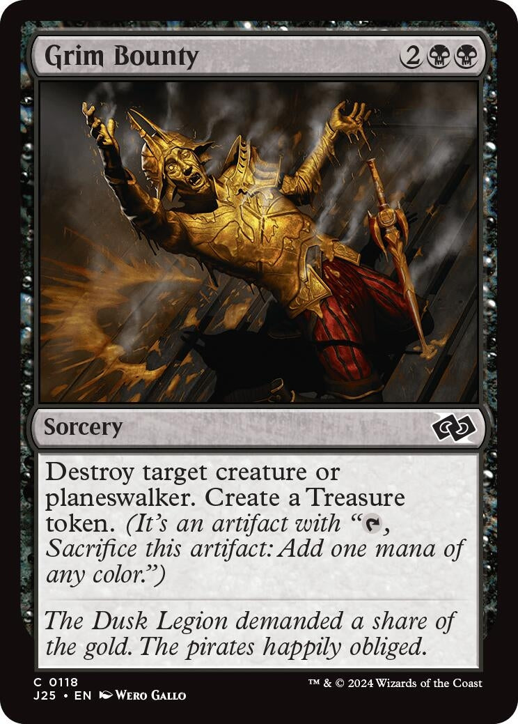 Image for Grim Bounty (118) [Foundations Jumpstart] - Magic: The Gathering