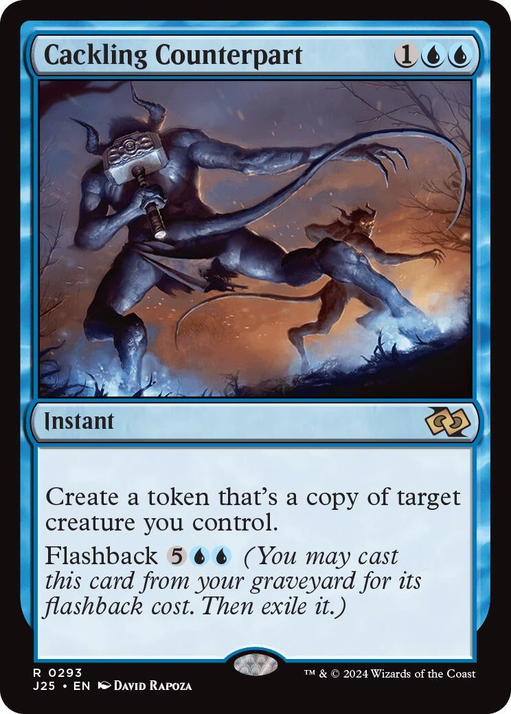 Image for Cackling Counterpart (293) [Foundations Jumpstart] - Magic: The Gathering