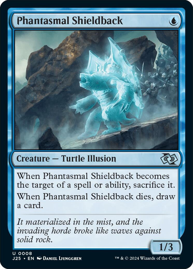 Image for Phantasmal Shieldback (8) [Foundations Jumpstart] - Magic: The Gathering