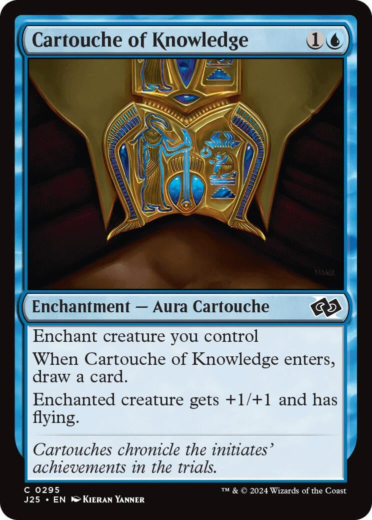 Image for Cartouche of Knowledge (295) [Foundations Jumpstart] - Magic: The Gathering