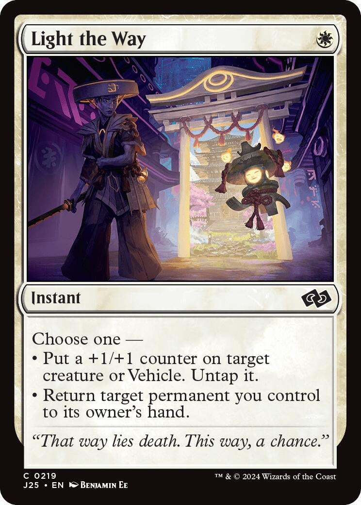 Image for Light the Way (219) [Foundations Jumpstart] - Magic: The Gathering