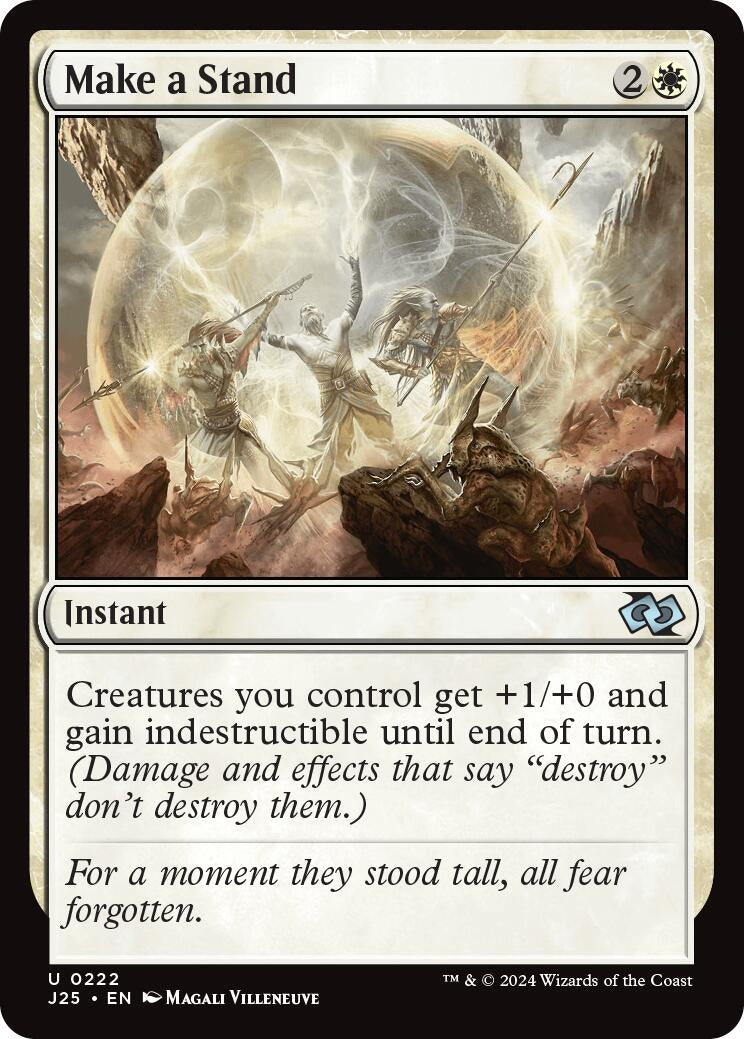Image for Make a Stand (222) [Foundations Jumpstart] - Magic: The Gathering