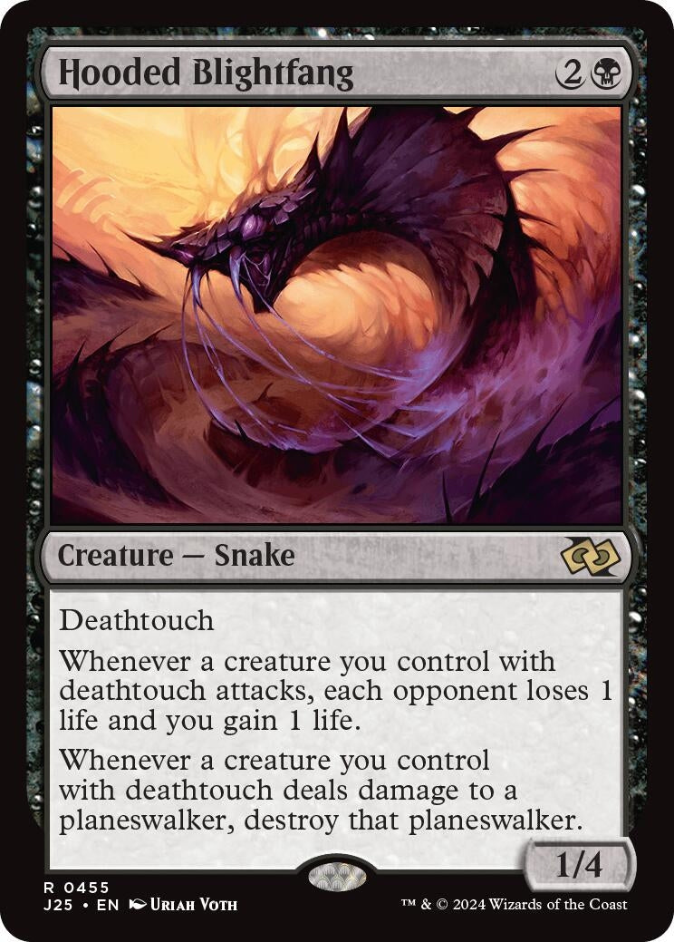 Image for Hooded Blightfang (455) [Foundations Jumpstart] - Magic: The Gathering