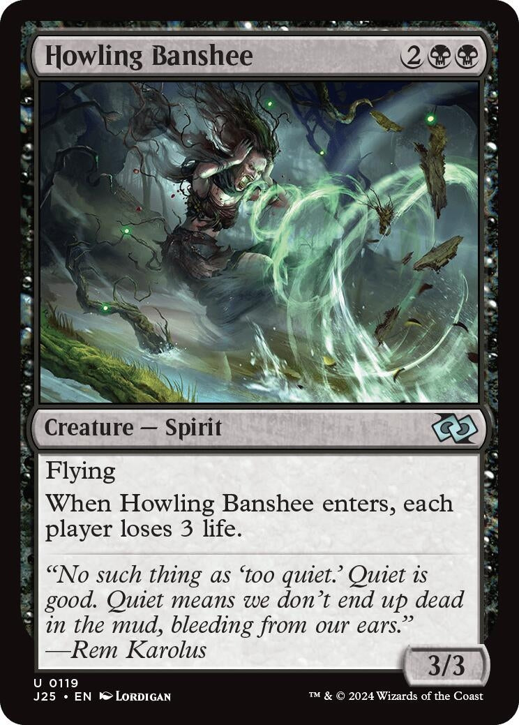 Image for Howling Banshee (119) [Foundations Jumpstart] - Magic: The Gathering