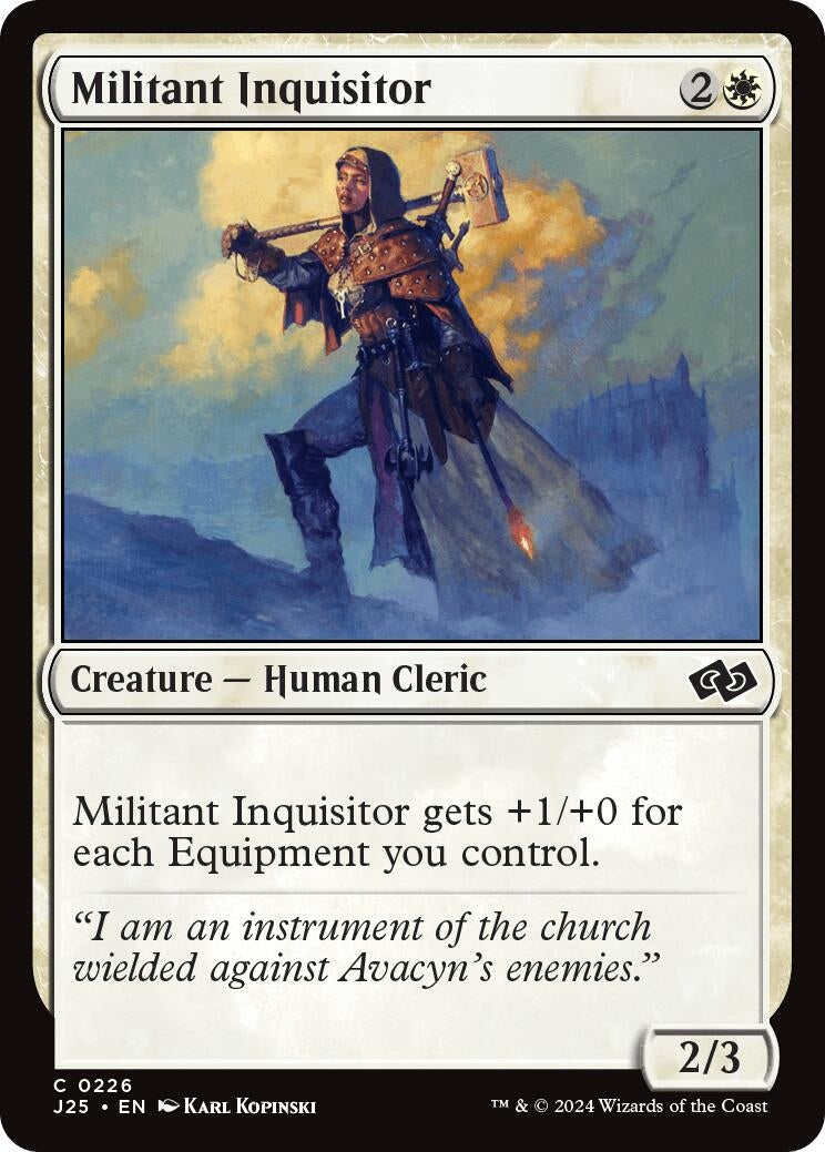 Image for Militant Inquisitor (226) [Foundations Jumpstart] - Magic: The Gathering
