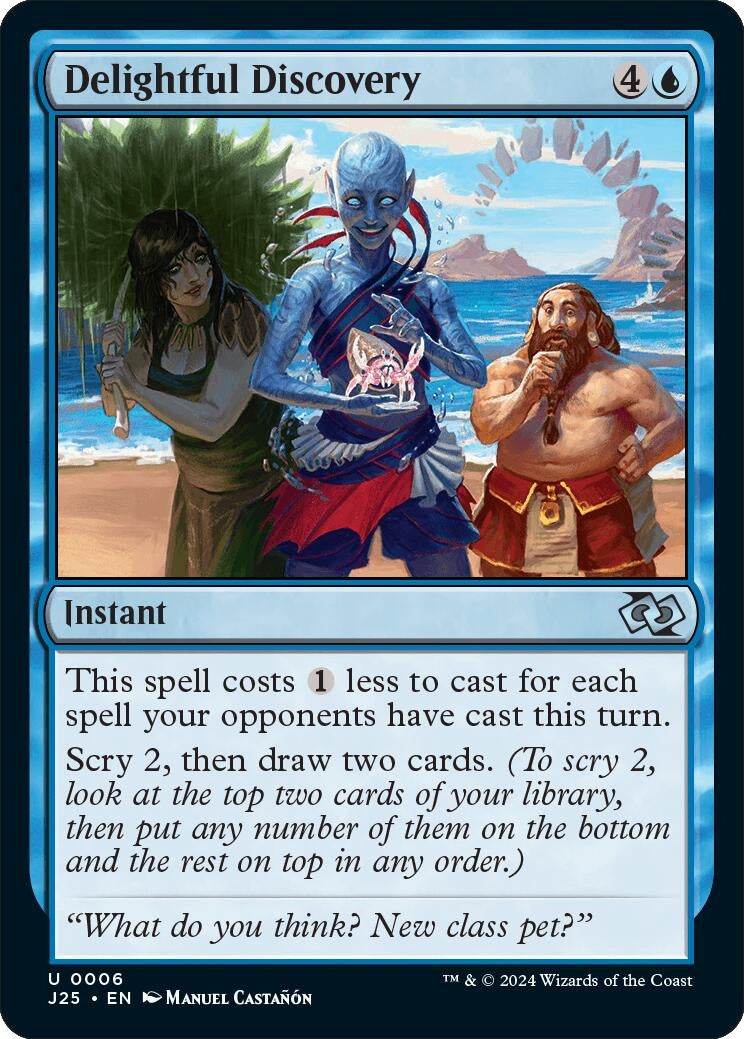 Image for Delightful Discovery (6) [Foundations Jumpstart] - Magic: The Gathering