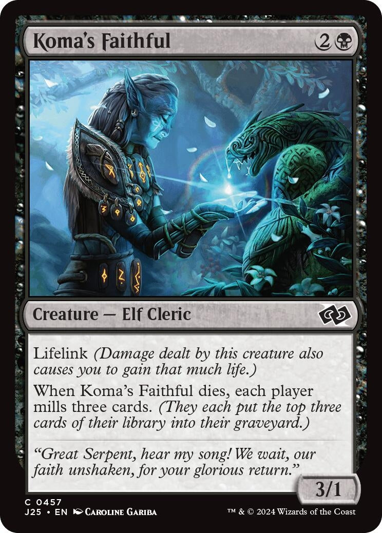 Image for Koma's Faithful (457) [Foundations Jumpstart] - Magic: The Gathering