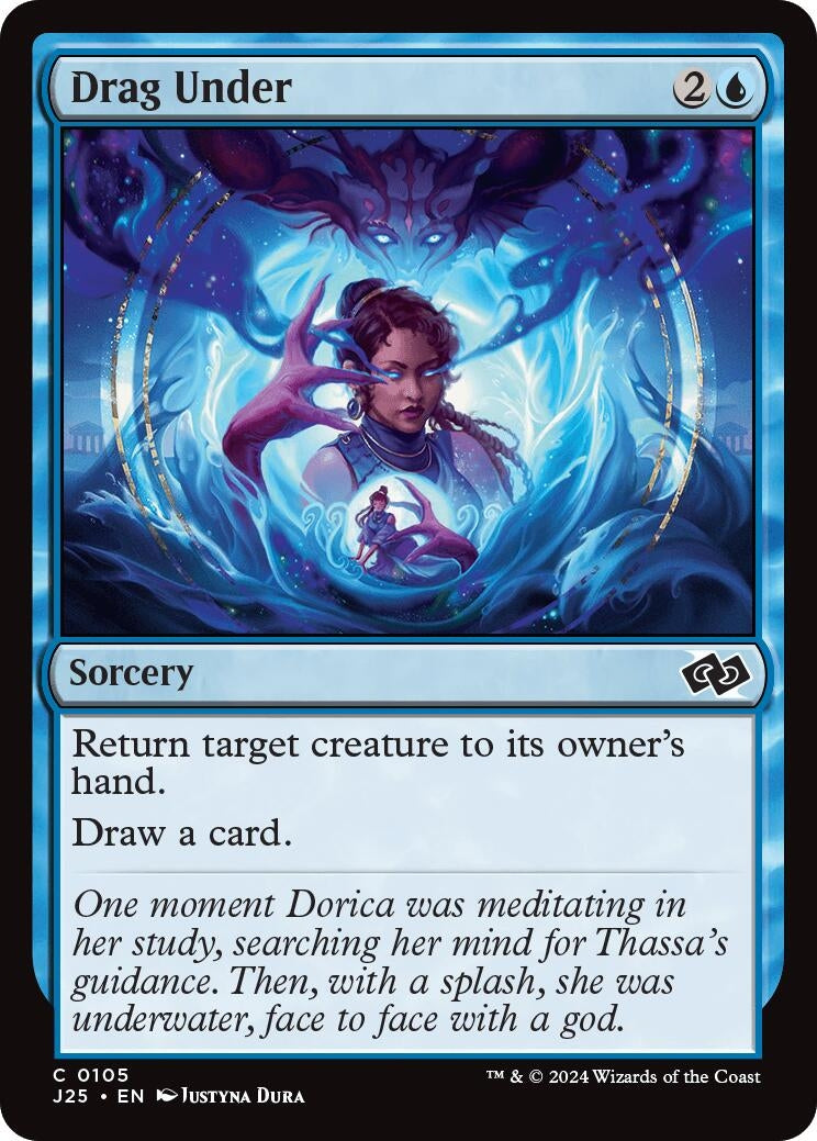 Image for Drag Under (105) [Foundations Jumpstart] - Magic: The Gathering