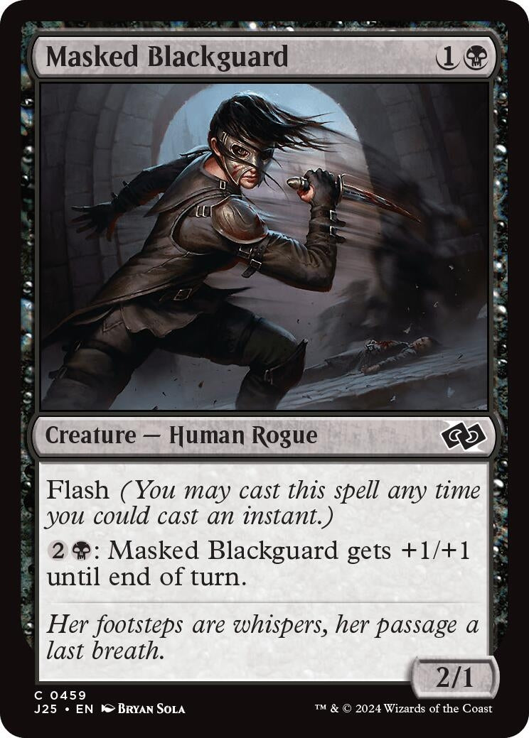 Image for Masked Blackguard (459) [Foundations Jumpstart] - Magic: The Gathering