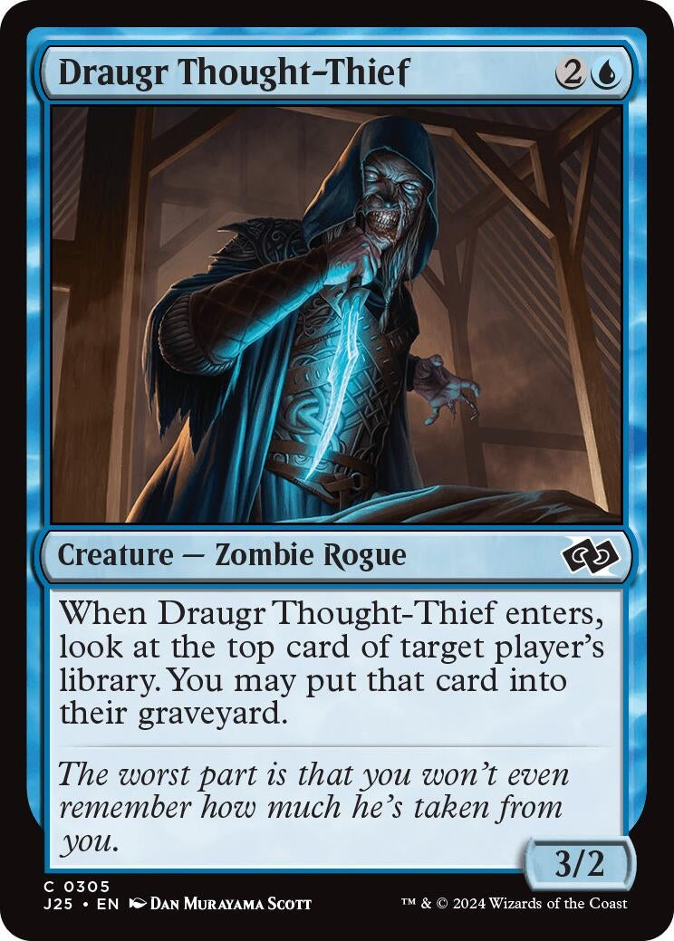 Image for Draugr Thought-Thief (305) [Foundations Jumpstart] - Magic: The Gathering