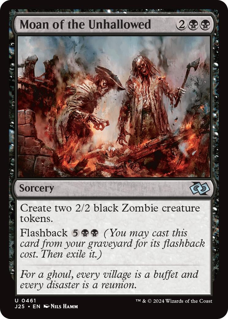 Image for Moan of the Unhallowed (461) [Foundations Jumpstart] - Magic: The Gathering