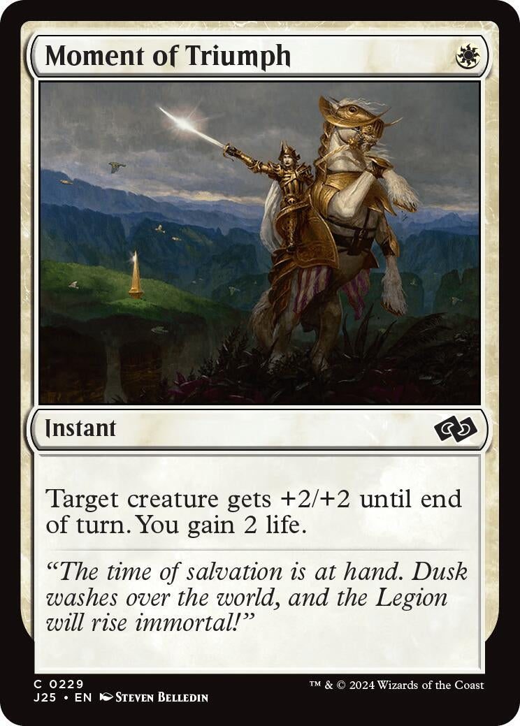 Image for Moment of Triumph (229) [Foundations Jumpstart] - Magic: The Gathering