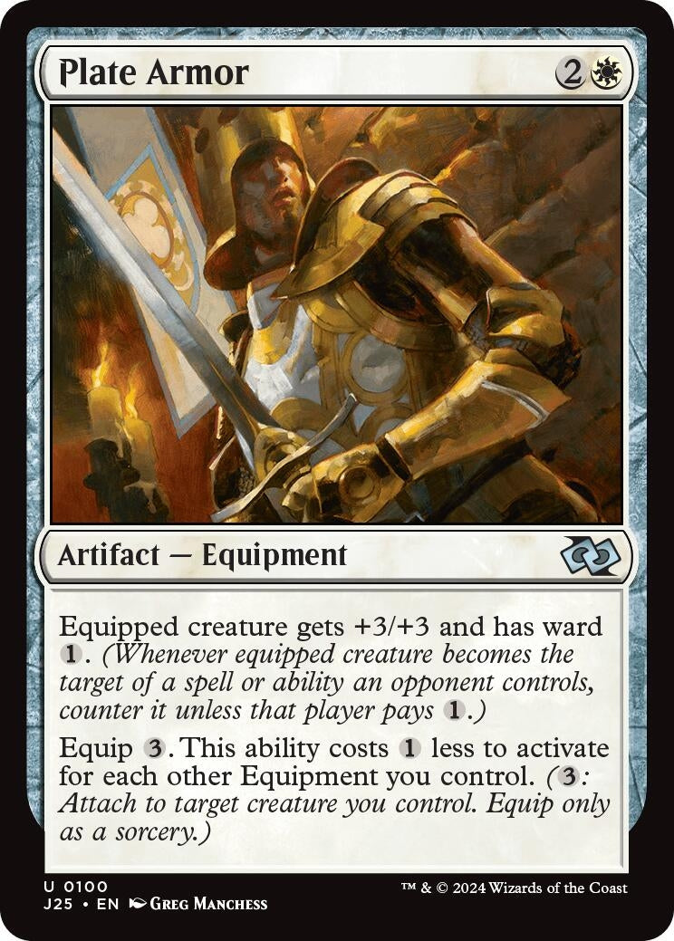 Image for Plate Armor (100) [Foundations Jumpstart] - Magic: The Gathering