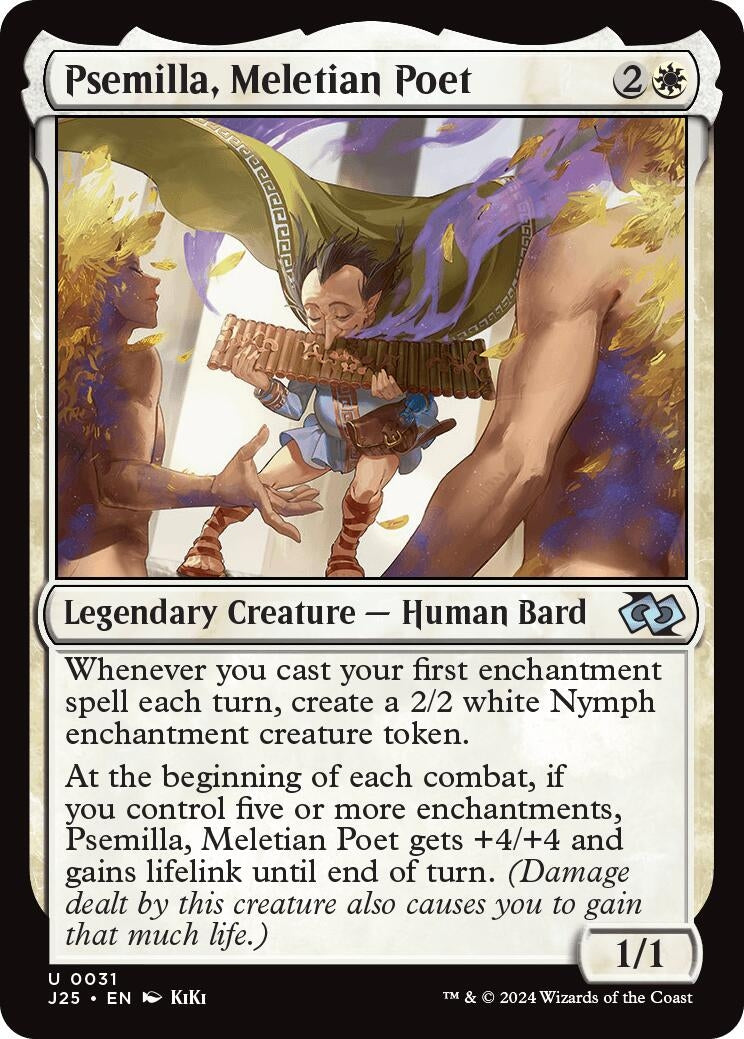 Image for Psemilla, Meletian Poet (Anime) (31) [Foundations Jumpstart] - Magic: The Gathering