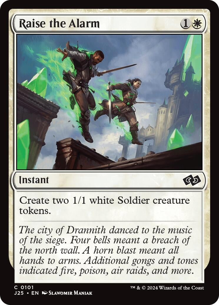 Image for Raise the Alarm (101) [Foundations Jumpstart] - Magic: The Gathering