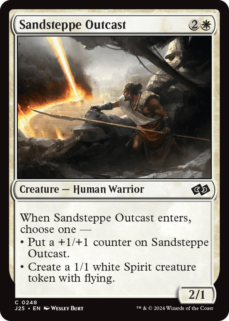 Image for Sandsteppe Outcast (248) [Foundations Jumpstart] - Magic: The Gathering