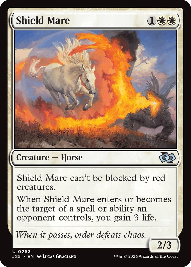 Image for Shield Mare (253) [Foundations Jumpstart] - Magic: The Gathering