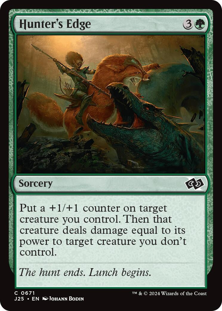 Image for Hunter's Edge (671) [Foundations Jumpstart] - Magic: The Gathering