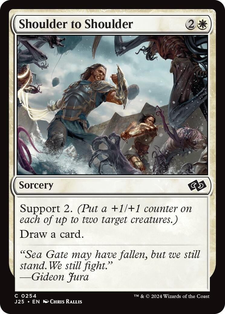 Image for Shoulder to Shoulder (254) [Foundations Jumpstart] - Magic: The Gathering