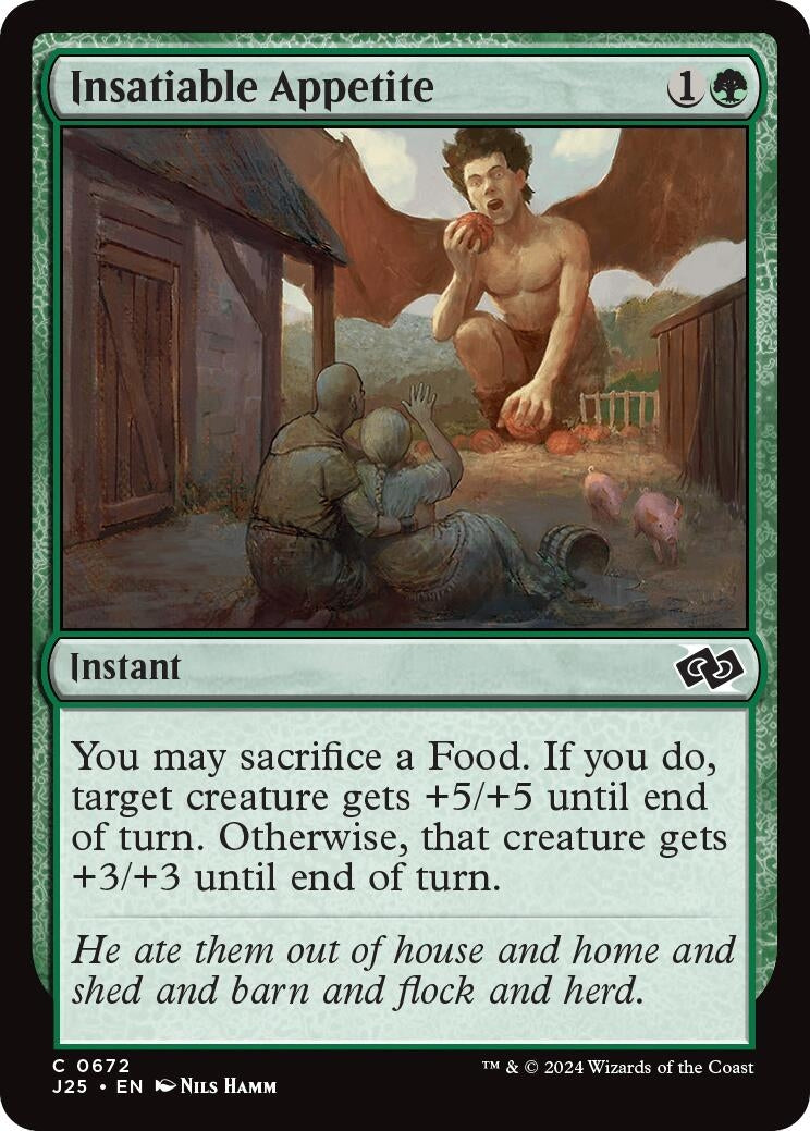 Image for Insatiable Appetite (672) [Foundations Jumpstart] - Magic: The Gathering