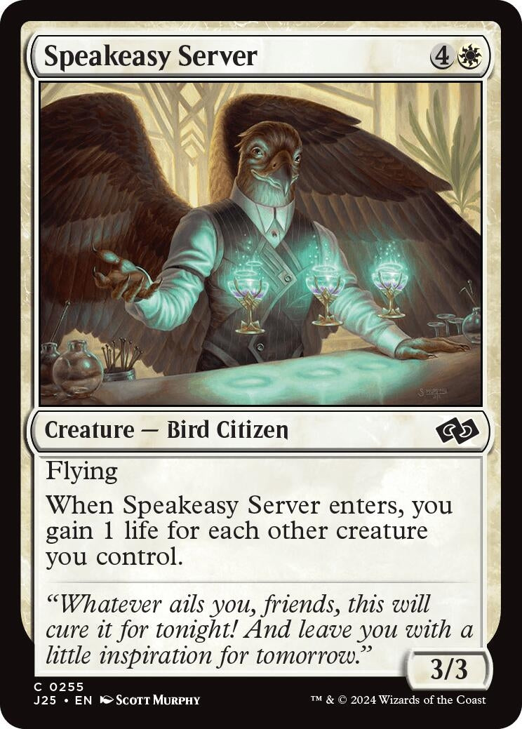 Image for Speakeasy Server (255) [Foundations Jumpstart] - Magic: The Gathering