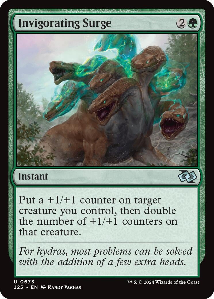 Image for Invigorating Surge (673) [Foundations Jumpstart] - Magic: The Gathering