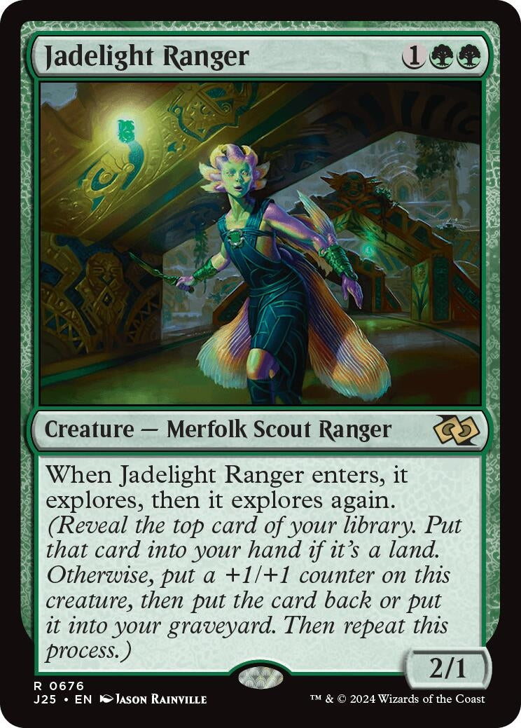 Image for Jadelight Ranger (676) [Foundations Jumpstart] - Magic: The Gathering
