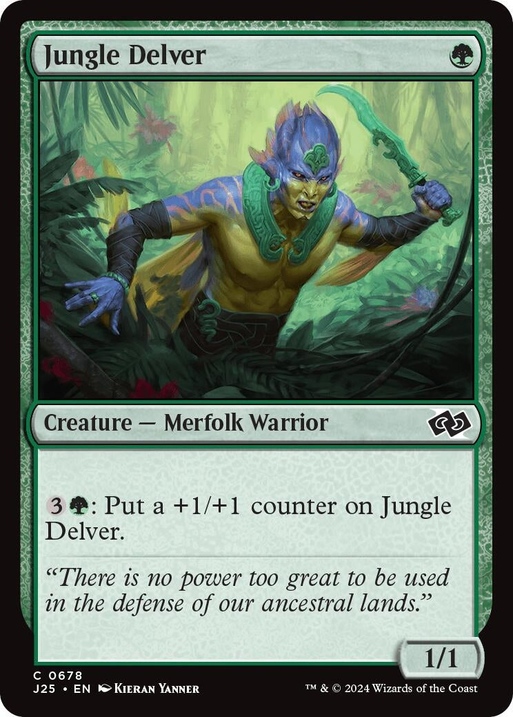Image for Jungle Delver (678) [Foundations Jumpstart] - Magic: The Gathering