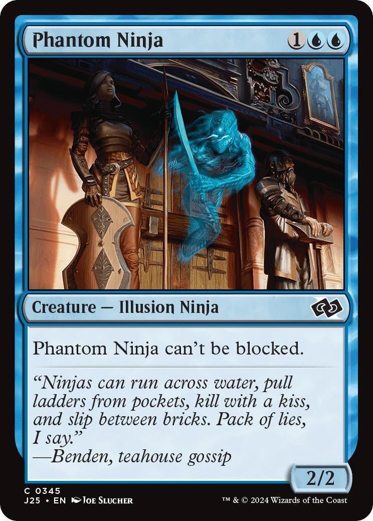 Image for Phantom Ninja (345) [Foundations Jumpstart] - Magic: The Gathering