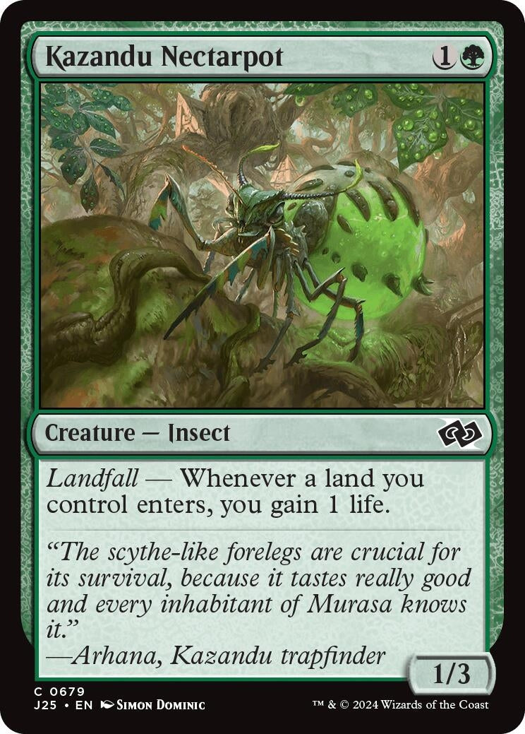Image for Kazandu Nectarpot (679) [Foundations Jumpstart] - Magic: The Gathering