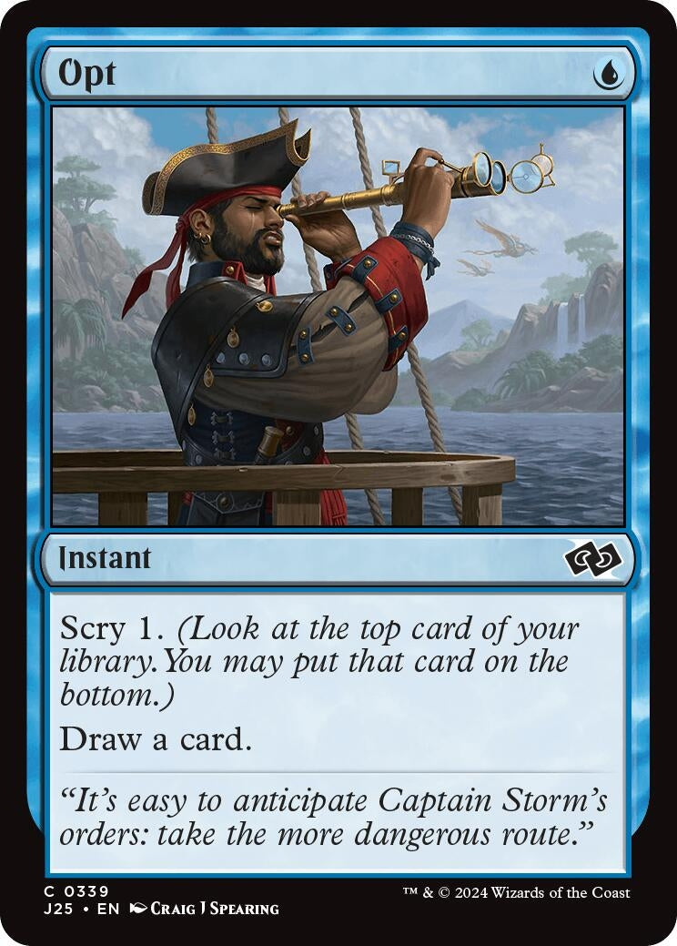Image for Opt (339) [Foundations Jumpstart] - Magic: The Gathering