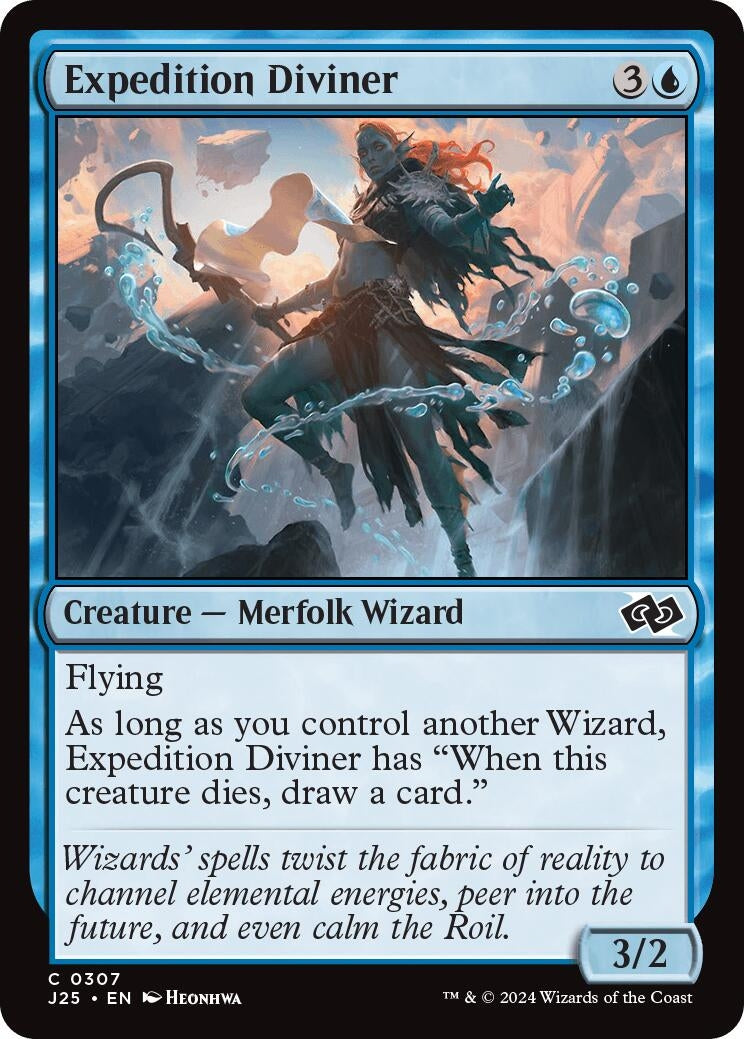 Image for Expedition Diviner (307) [Foundations Jumpstart] - Magic: The Gathering