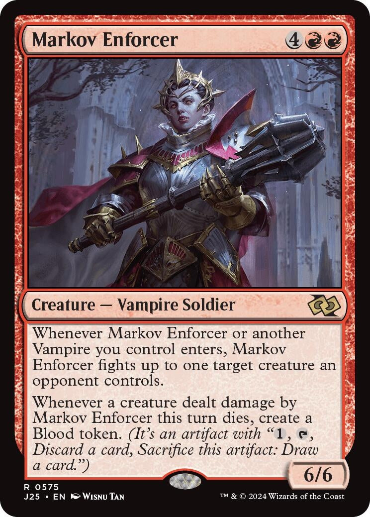 Image for Markov Enforcer (575) [Foundations Jumpstart] - Magic: The Gathering