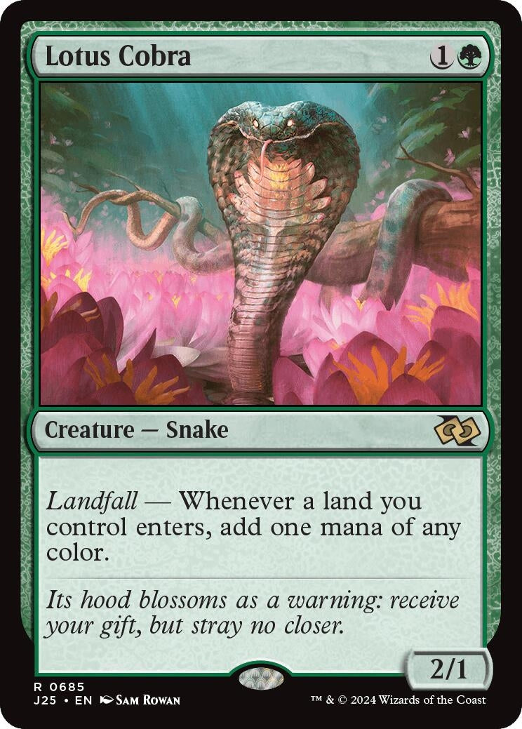 Image for Lotus Cobra (685) [Foundations Jumpstart] - Magic: The Gathering