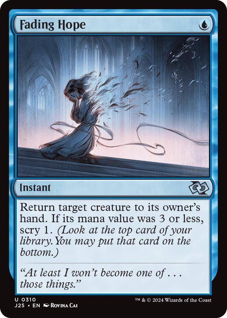 Image for Fading Hope (310) [Foundations Jumpstart] - Magic: The Gathering
